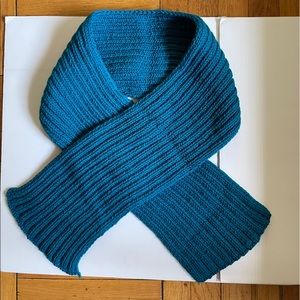 Handmade Teal Scarf  54.5” by 7”
